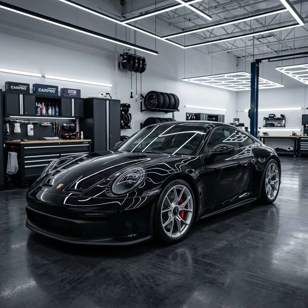 Flawless paint finish after correction