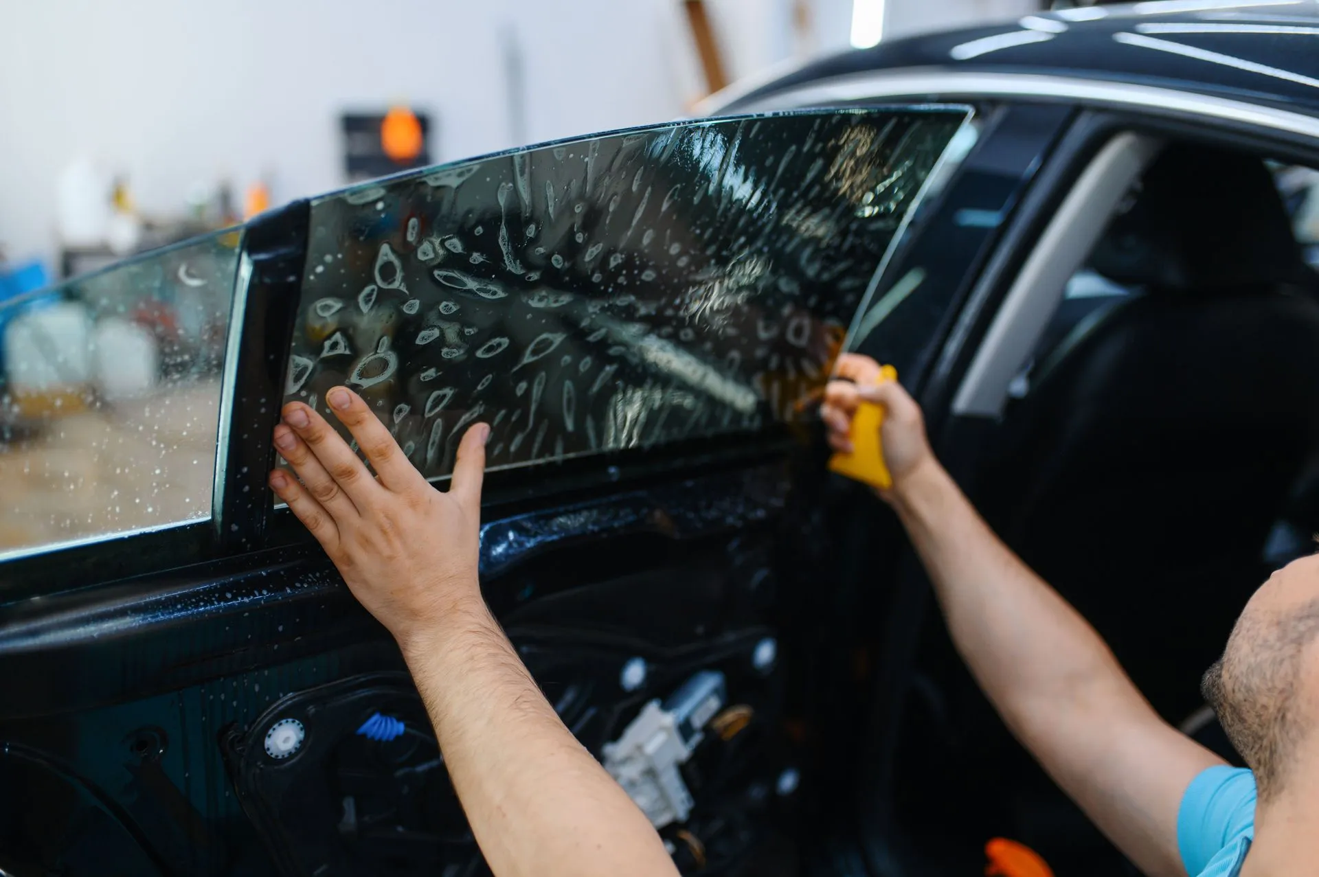 Window tint benefits demonstration